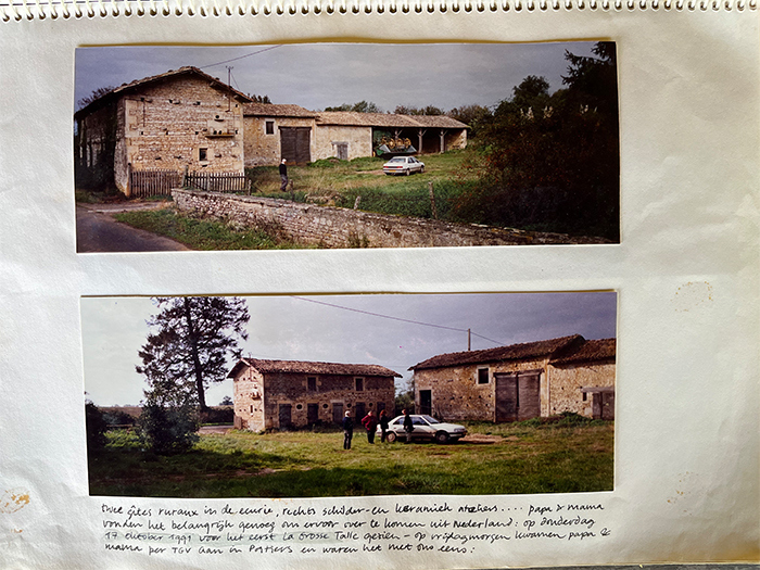 Het eerste bezoek aan La Grosse Talle met mijn ouders (oktober 1991)