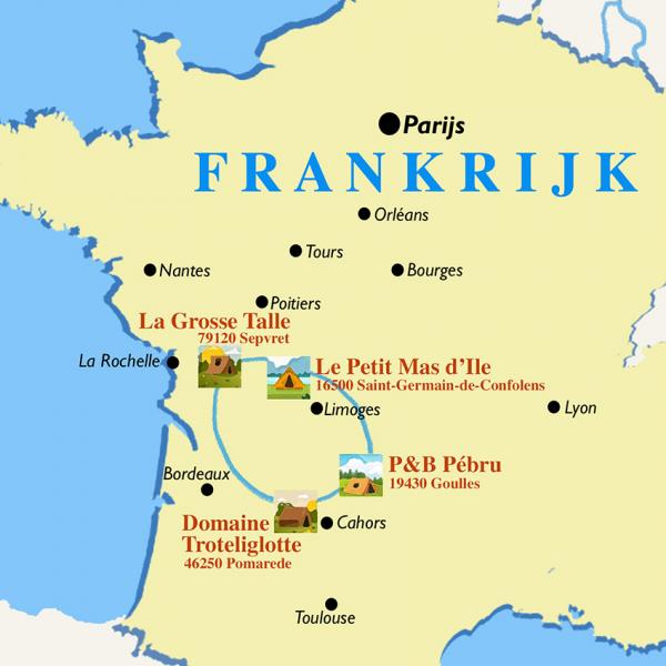 Kaart Frankrijk Met 4 Campings Detail 850Px