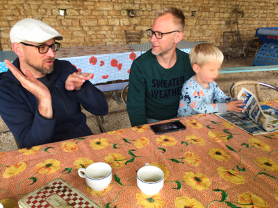 Een kopje koffie bij de broodservice?