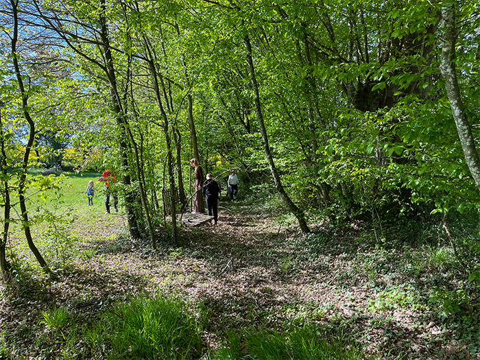 Eieren zoeken in de bosrand op het mooiste moment van het jaar: april!