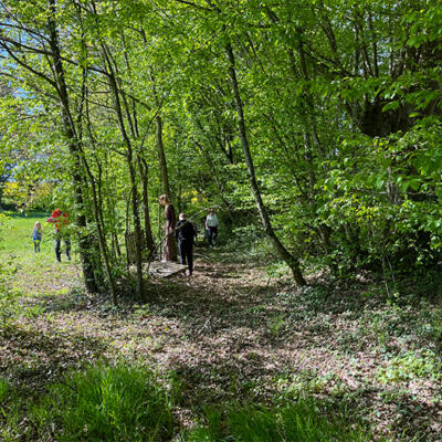 Eieren zoeken in de bosrand op het mooiste moment van het jaar: april!