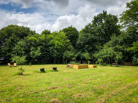 Het begin van de moestuin op La Grosse Talle is er!