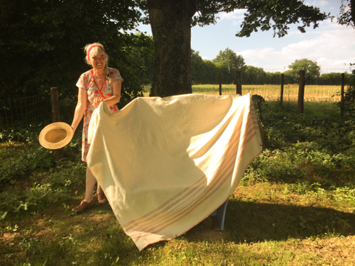 Marleen Booy en haar blauwe bankje | La Grosse Talle | 2018 | Foto: Beer Bergman